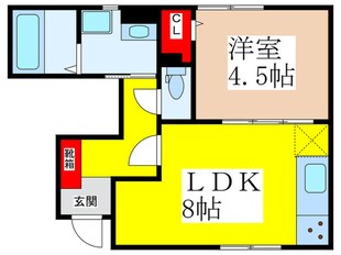 エスベランサ　B棟の物件間取画像